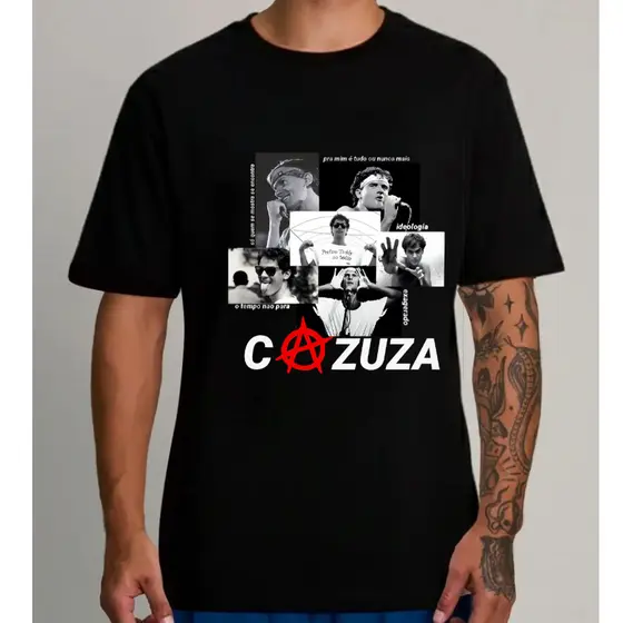Camiseta Cazuza Rock Nacional Algodão Premium