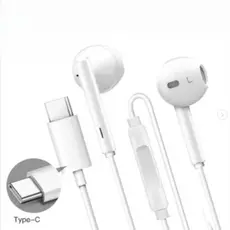 Fone de Ouvido Tipo C/Type C Intra Aurricular Com Som Estéreo  Compatível Com Adroid e Iphone15/16