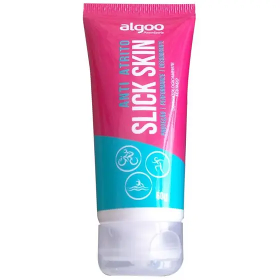Creme Anti atrito Algoo Slick Skin Bicicleta Ciclismo Natação Corrida Spinning 60g