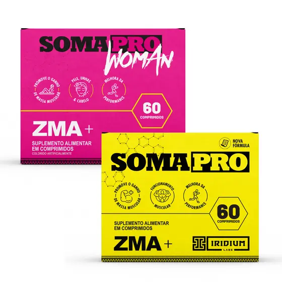 Kit Soma Pro ZMA + Soma Pro Woman ZMA
