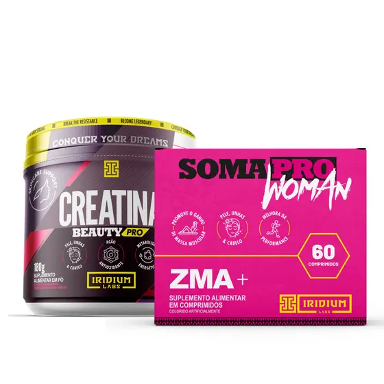 Kit Creatina Beauty Pro+ Soma Pro Woman