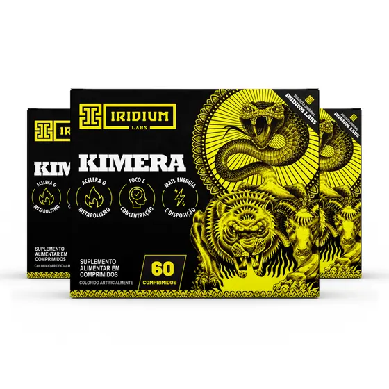 Kimera Thermo 60 comps Iridium Labs - Kit 3 caixas Termogênico