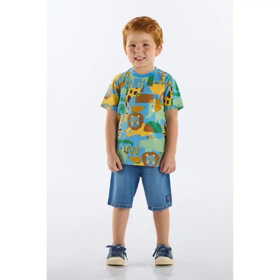 Camiseta Infantil Masculina Algodão Up Baby