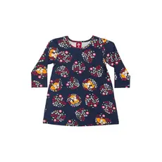 Vestido manga longa em Cotton para Bebês Bee Loop