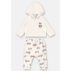 Conjunto com Cardigan e Calça para Bebê Menino Up Baby