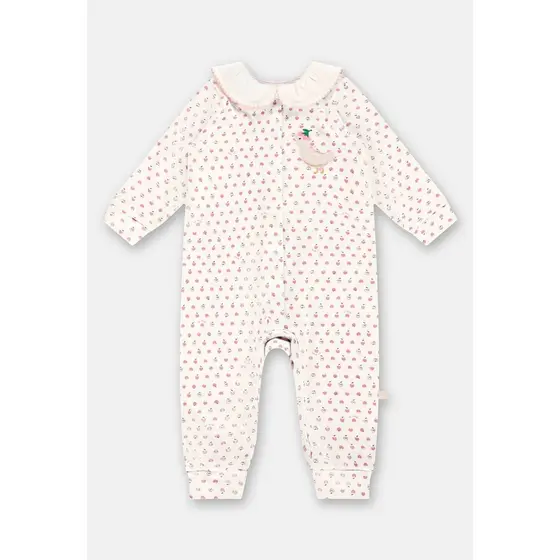 Macacão para Bebê Menina em Suedine Comfy Up Baby