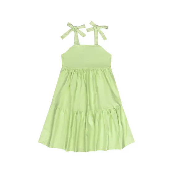 Vestido com Alças em Tecido para Menina Guloseima