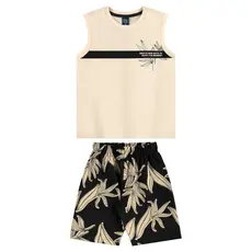 Conjunto Regata e Bermuda Menino Bee Loop