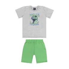 Conjunto com Camiseta e Bermuda para Menino Guloseima