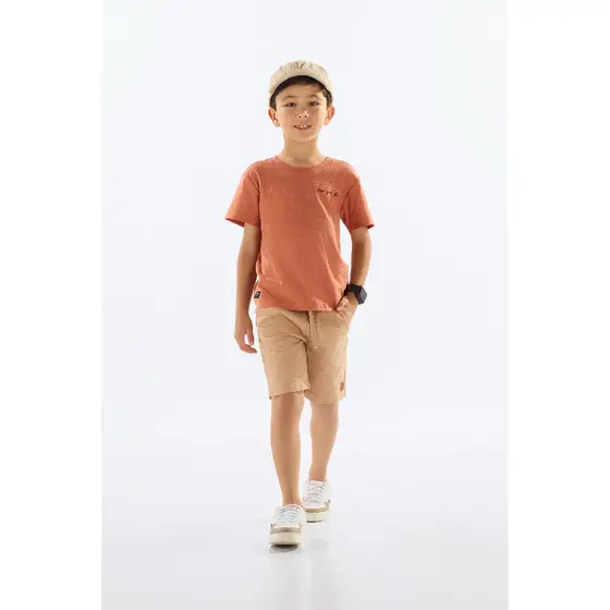 Camiseta Menino em Meia Malha Flamê Quimby