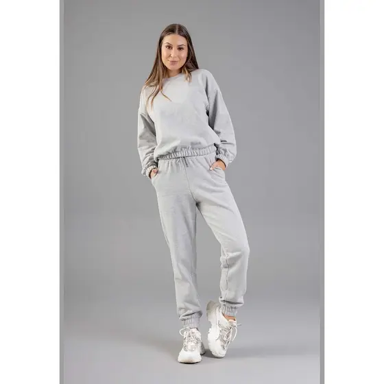 Blusão Básico em Moletom Feminino Adulto Just Basic