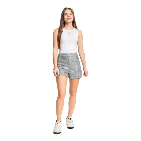 Regata Juvenil em Cotton com Strass Gloss