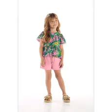 Conjunto Menina Bata e Short Up Baby