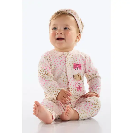 Macaquinho Estampado Unissex Bebê Up Baby