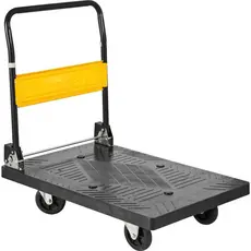 Carrinho Plataforma Aba Dobrável Transporte Cargas Caixas Mercadorias 300kg Vonder