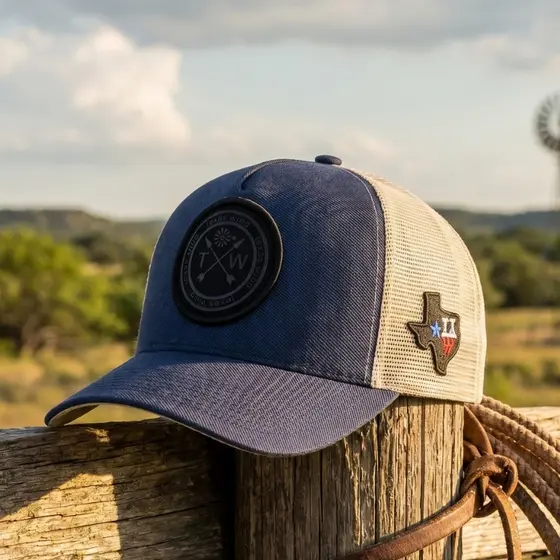 Boné Trucker Country Original EUA Texas Wind Peão Telinha Respiravel Americano Chapéu Masculino Envio Rápido Premium