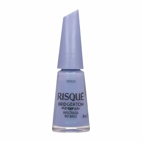 Esmalte Azul Risqué Bridgerton Infiltrada no Baile Cremoso 8ml