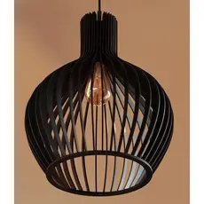 Lustre Grande Luminaria Teto Pendente De Madeira Decoração Luminária De Teto Para Sala De Jantar - 1gmp