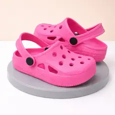 Sandália Infantil Menina Menino Injetada Babuche Moderno Detalhe Lateral Estiloso Macio Antiderrapante Tendencia