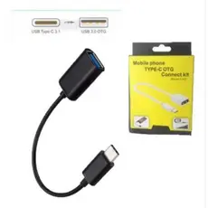 Cabo Adaptador Otg Tipo C Para usar pendrive ou teclado direto no seu celular passar música