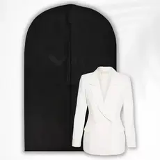 Capa TNT Roupas Protetora Terno Vestido Roupa Com Zíper 60 x 100 cm