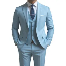 Conjunto Terno Paletó, Calça, Colete e Gravata Social Premium Noivo Estilo Casamento Moderno Fino