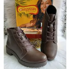 Bota feminina mississipi coturno curto