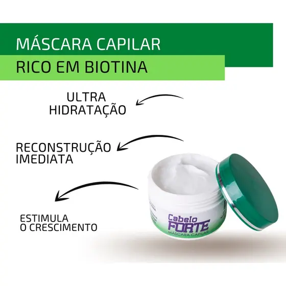 Máscara Capilar Hidratação Profunda e Restauração Profissional