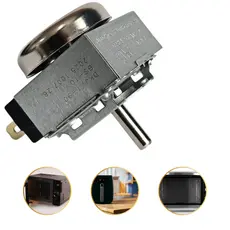 Timer 90 Minutos Universal 15a Bivolts Para Fornos Elétricos Eixo Meia Lua Airfryer