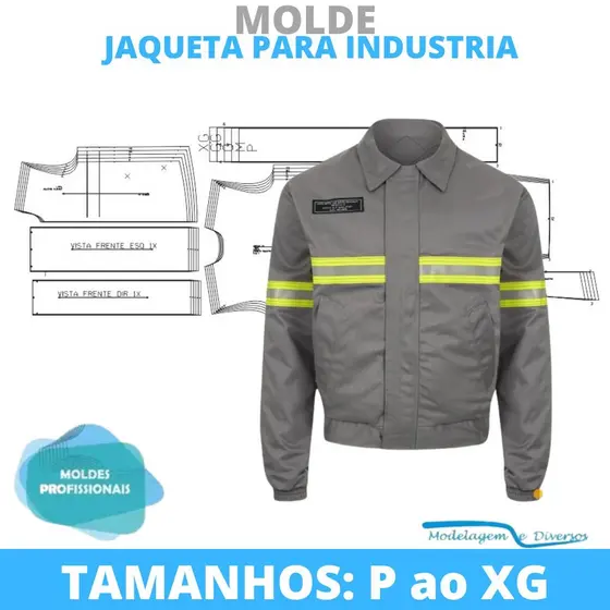 MOLDE JAQUETA PARA INDUSTRIA, MODELAGEM&DIVERSOS, CORREIOS