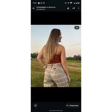 Molde de calça bombacha feminina impresso um Tam. dentro do outro