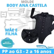 MOLDE BODY CAMISA MAE E FILHA, MODELAGEM&DIVERSOS, CORREIOS