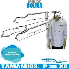 Molde Dolma, Modelagem&Diversos, Tamanhos P Ao Extg