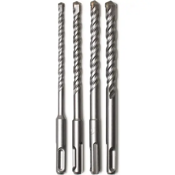 Jogo de Broca SDS para Martelete 5, 6, 8 e 10mm Concreto Parede Kit Brocas Encaixe SDS Plus Widea