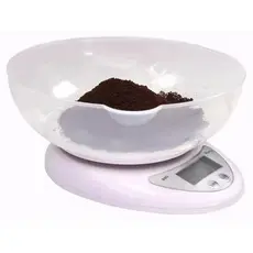 Balança De Precisão Com Bandeja Até 5kg Digital Cozinha Líquido Alimento Pronta Entrega