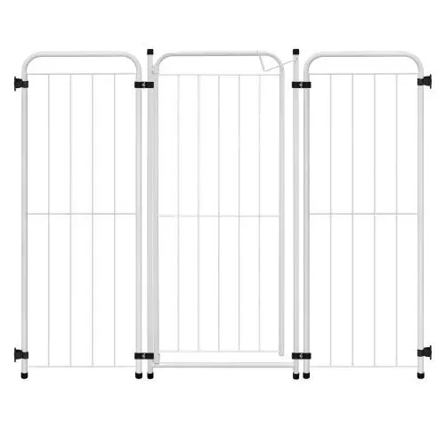 Cercado Dobrável 10 Módulos 35,5 Cmx 98cm De Altura + Portão