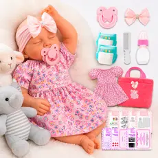 Boneca Bebê Reborn Real + Itens Bolsa Maternidade Promoção!