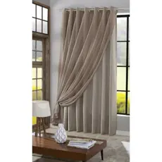 Cortina Blackout Blecaute Com Voil Liso e xadrez 1 parte 1,50×2,60 alt Sala