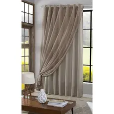 Cortina Blackout com voil liso 1 parte 1,40×2,60 para sala