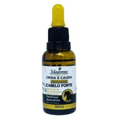Sérum Capilar Crina e Cauda Cabelos Fortes 30ml - Rico em Óleo de Ricino, Girassol e Cocô