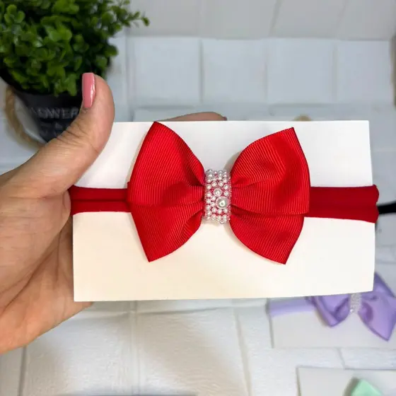 Faixa de cabelo bebê laços de cabelo