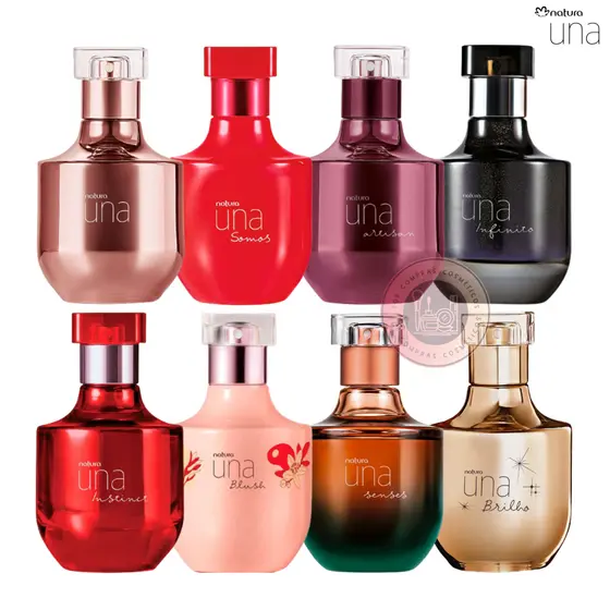 Natura Una Deo Parfum Feminino 75ml: Clássico, Infinito, Artisan, Instinct, Senses, Somos, Blush, Brilho, Nude, Celebrar