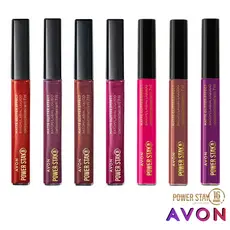 Batom Líquido Matte Glitter Effect Avon Power Stay - 7ml