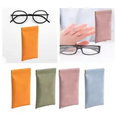 Couro PU Óculos Simples Armazenamento Sólido Bolsa De Sol Fechados Automáticos Capa De