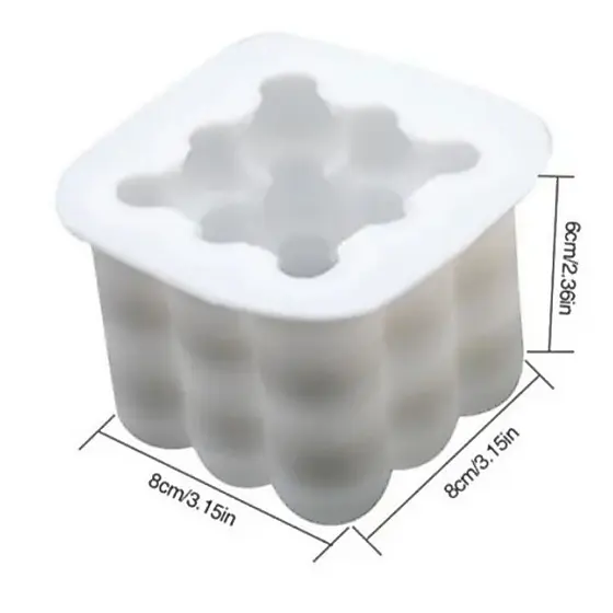 Molde de Silicone BIG Bubble 1 Cavidades para Velas Artesanais