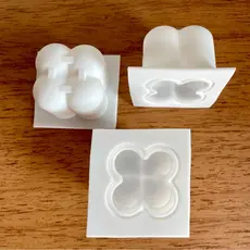 Molde de Silicone Mini Bubble 1 Cavidade p Velas Artesanais