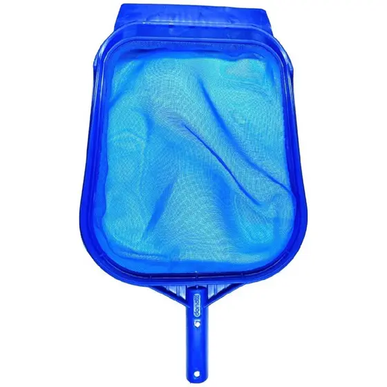 eneira Plástica com Pá Para Limpeza de Piscinas – Cata-Folhas Resistente e Prática Para Uso Diário