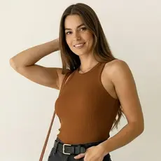 REGATA Feminina Slim Blusa Básica Ribana Feminino Moda Feminina Blusinha Blogueira tendencia casual