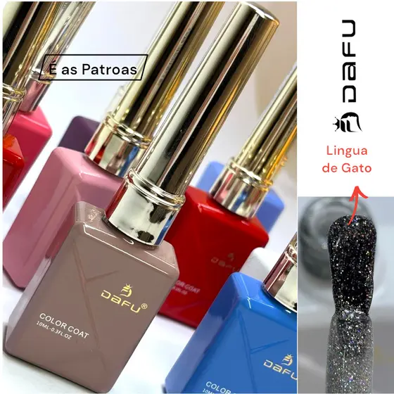 Esmalte em Gel Luxo Dafu - Perfeita Cobertura - Secagem UV LED - 10ml