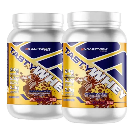 Kit 2 Tasty Whey Adaptogen 900g